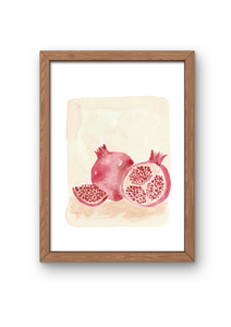 STILL LIFE POMEGRANATES