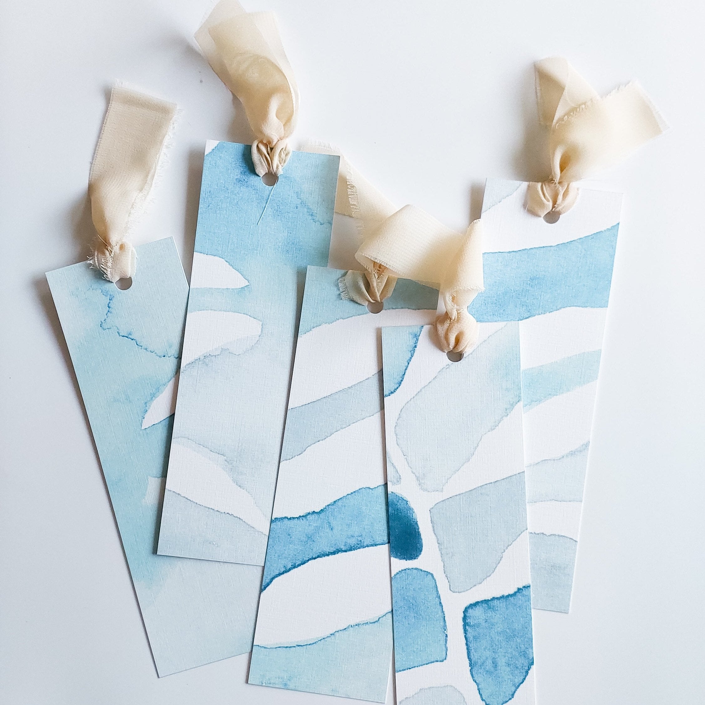 BOOKMARKS - TEAL NEGATIVE BOTANICAL