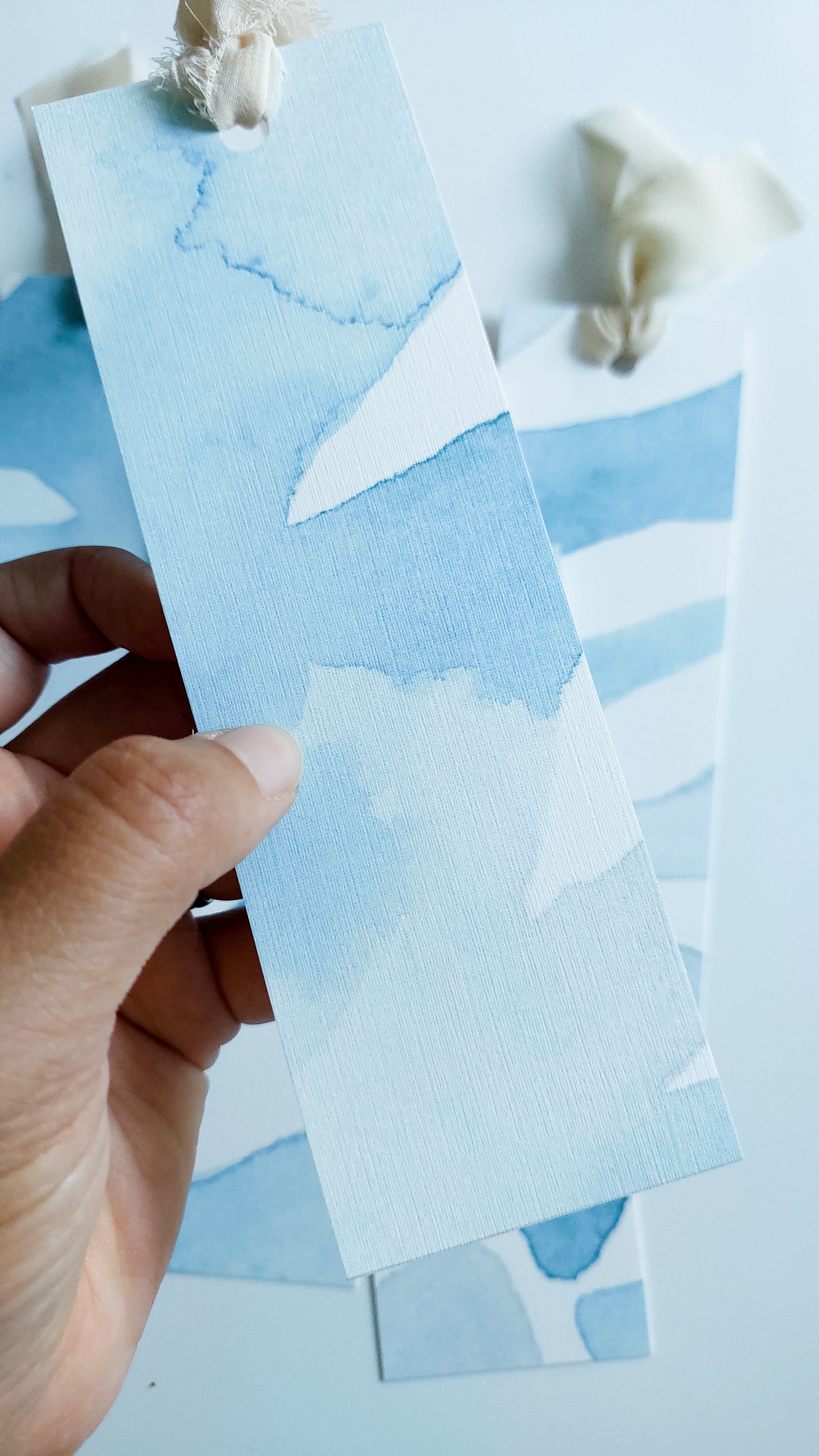 BOOKMARKS - TEAL NEGATIVE BOTANICAL