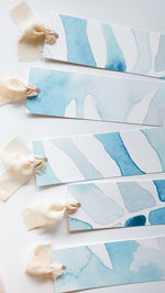 BOOKMARKS - TEAL NEGATIVE BOTANICAL