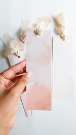 BOOKMARKS - PINK NEGATIVE BOTANICAL