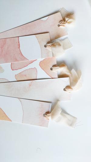 BOOKMARKS - PEACH NEGATIVE BOTANICAL