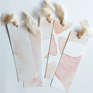 BOOKMARKS - PEACH NEGATIVE BOTANICAL