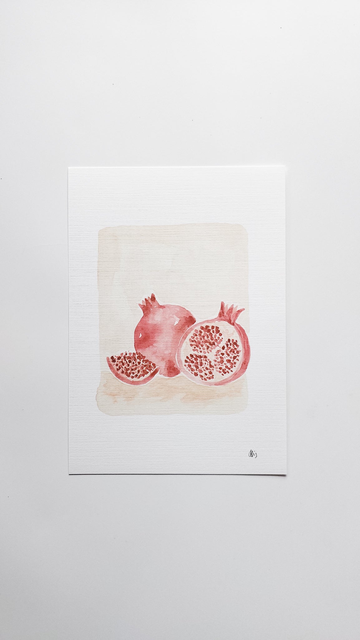 STILL LIFE POMEGRANATES