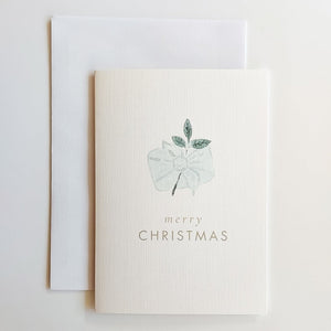 GREETING CARD | BLUE GREY CHRISTMAS GIFT