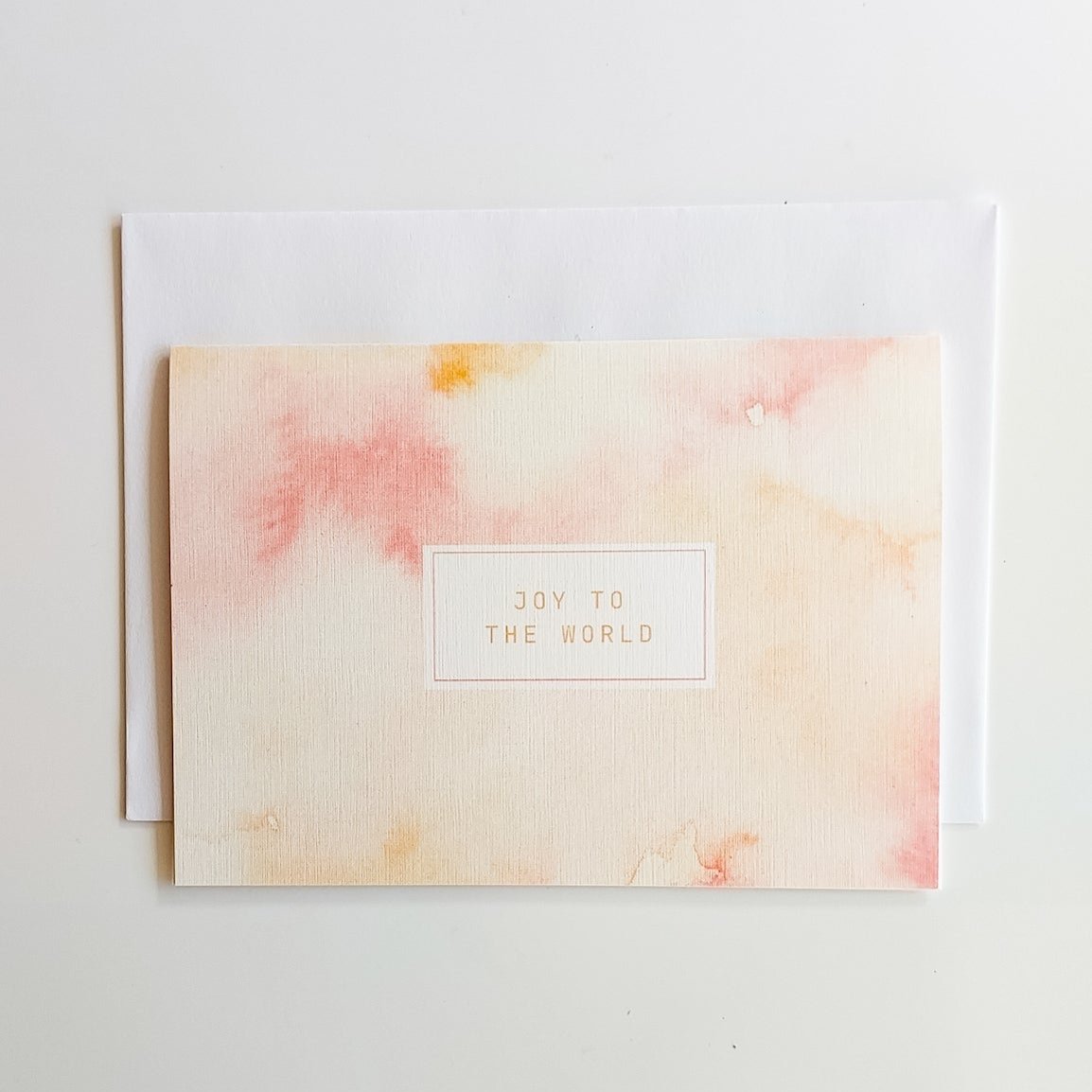 GREETING CARD | PINK JOY TO THE WORLD