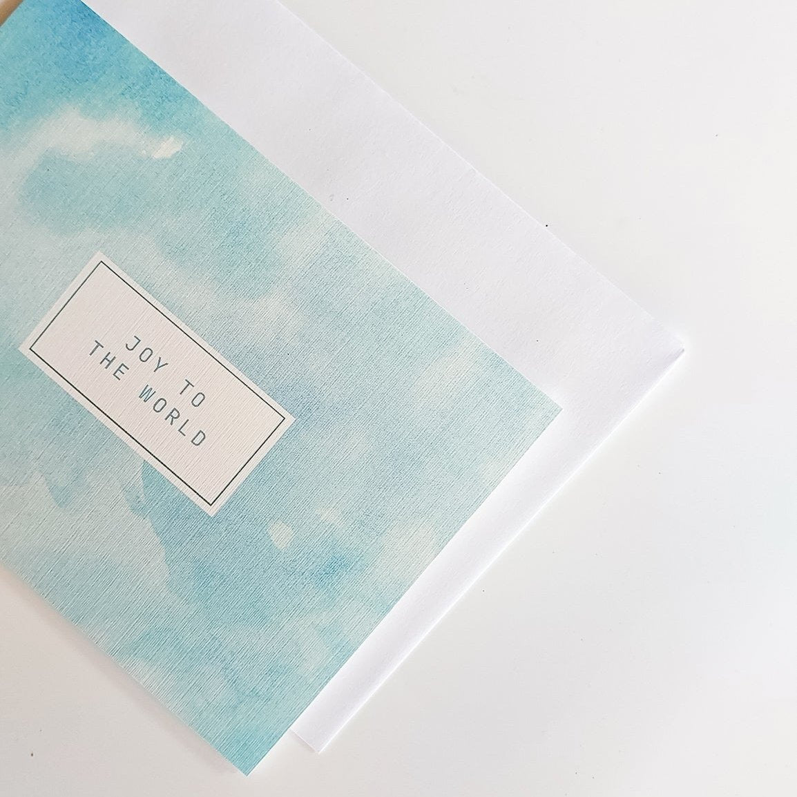 GREETING CARD | BLUE JOY TO THE WORLD