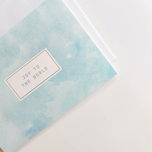 GREETING CARD | BLUE JOY TO THE WORLD