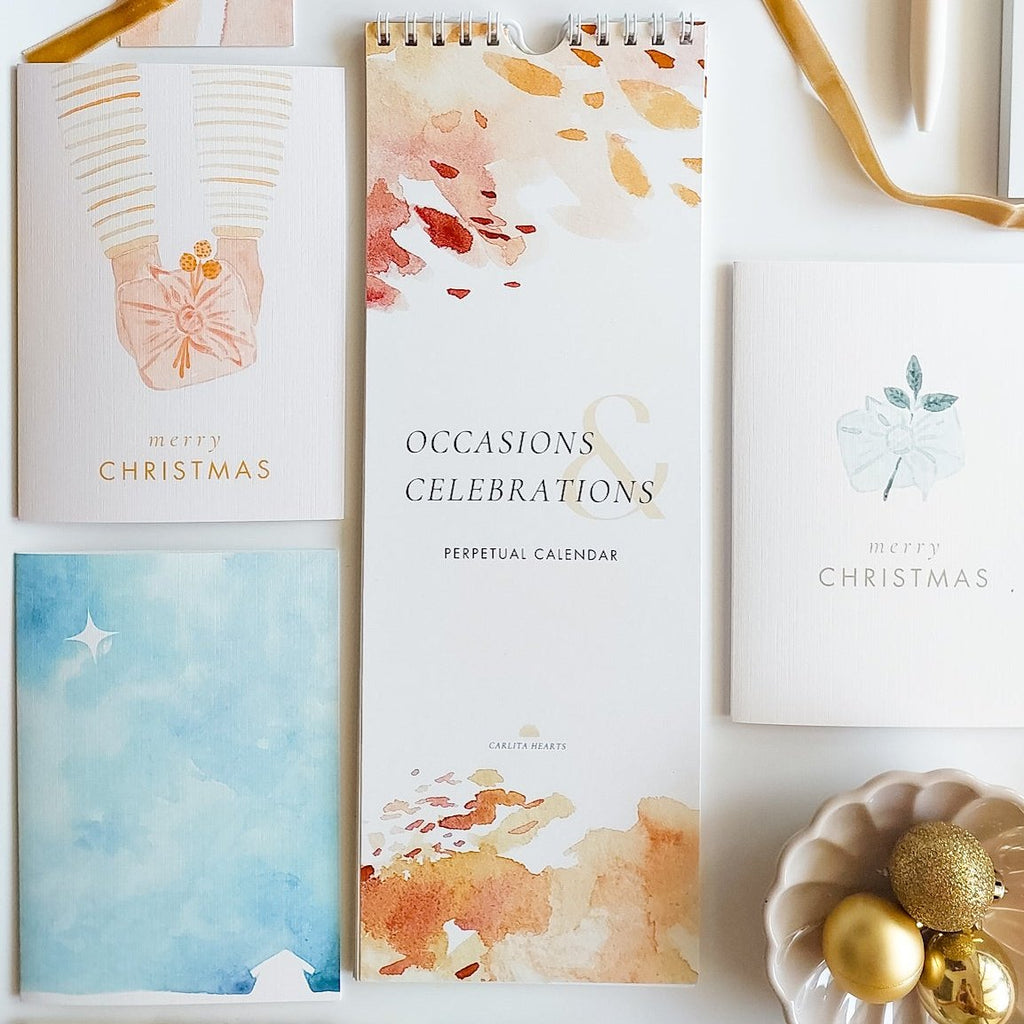 OCCASIONS + CELEBRATIONS PERPETUAL CALENDAR