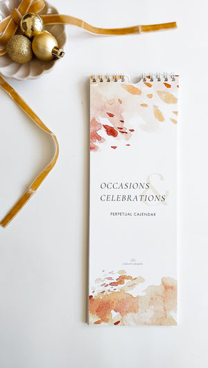 OCCASIONS + CELEBRATIONS PERPETUAL CALENDAR