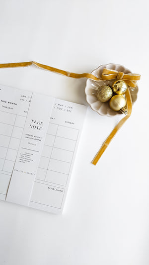 TAKE NOTE MONTHLY PLANNER NOTEPAD