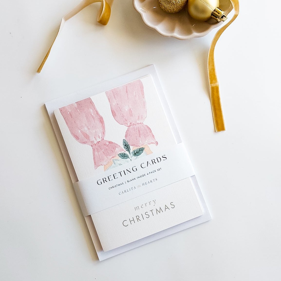 GREETING CARD SET | PURPLE CHRISTMAS GIFTING