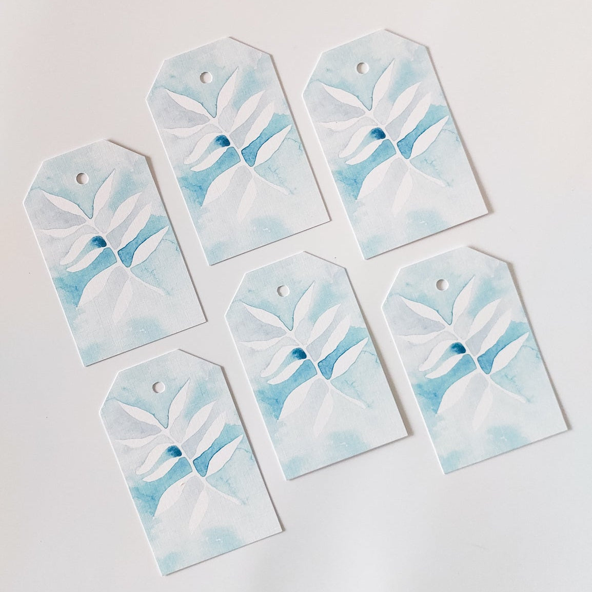 GIFT TAGS | TEAL NEGATIVE BOTANICAL