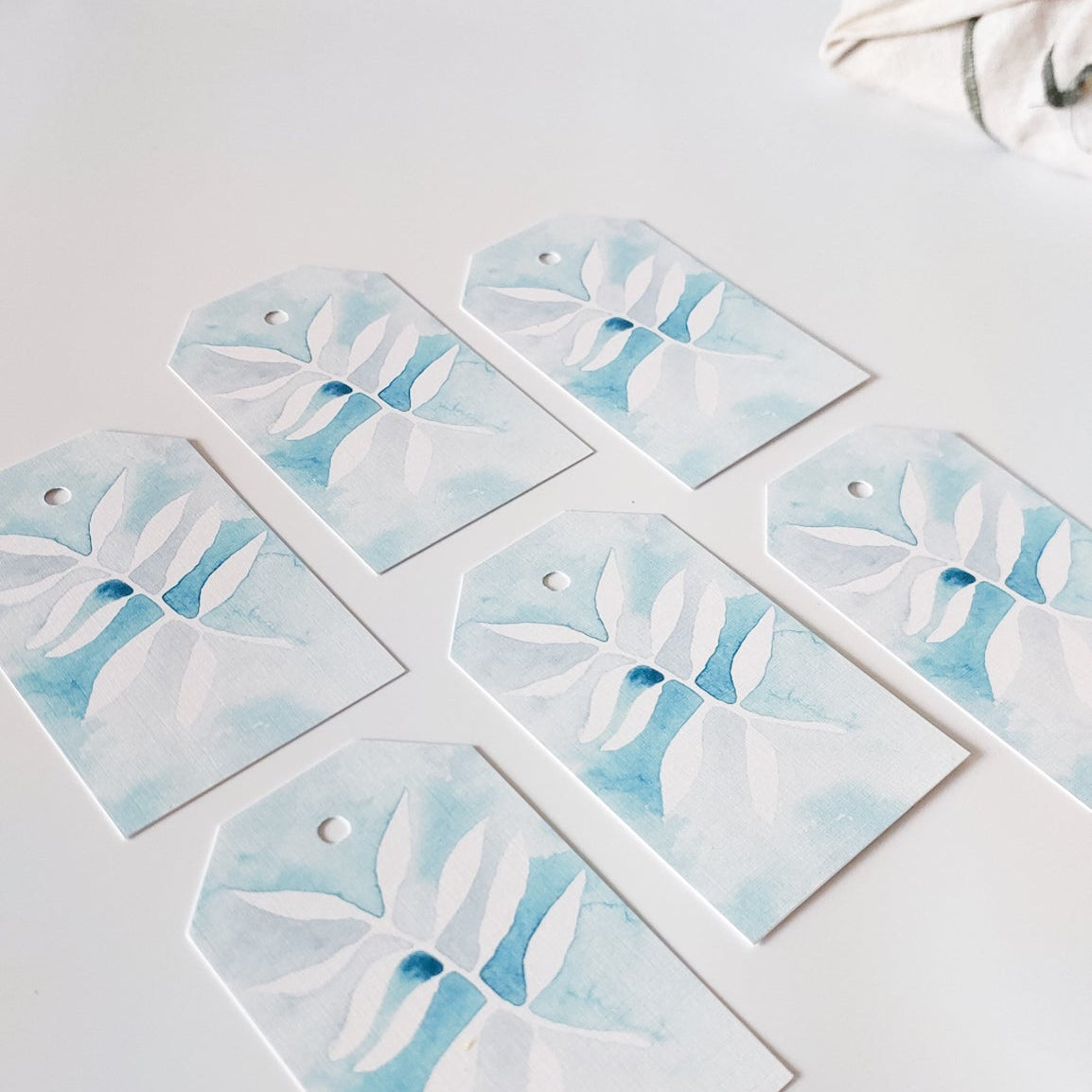GIFT TAGS | TEAL NEGATIVE BOTANICAL