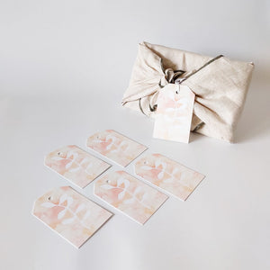 GIFT TAGS | PEACH NEGATIVE BOTANICAL