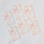 GIFT TAGS | PEACH NEGATIVE BOTANICAL
