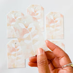 GIFT TAGS | PEACH NEGATIVE BOTANICAL