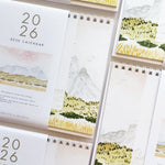 2026 TABLE MOUNTAIN ART DESK CALENDAR