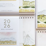 2026 TABLE MOUNTAIN ART DESK CALENDAR