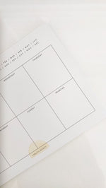 TAKE NOTE WEEKLY PLANNER NOTEPAD