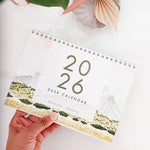 2026 TABLE MOUNTAIN ART DESK CALENDAR