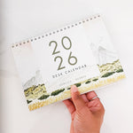 2026 TABLE MOUNTAIN ART DESK CALENDAR