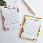 TAKE NOTE TA DA LIST NOTEPAD - POMEGRANATES
