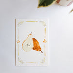 GREETING CARD - PLAYFUL PEARS