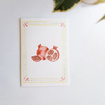 GREETING CARD - PLAYFUL POMEGRANATES