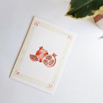 GREETING CARD - PLAYFUL POMEGRANATES