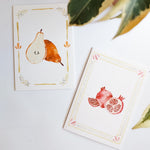 GREETING CARD - PLAYFUL PEARS