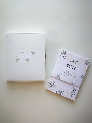 Peach Baby Milestone Card Set